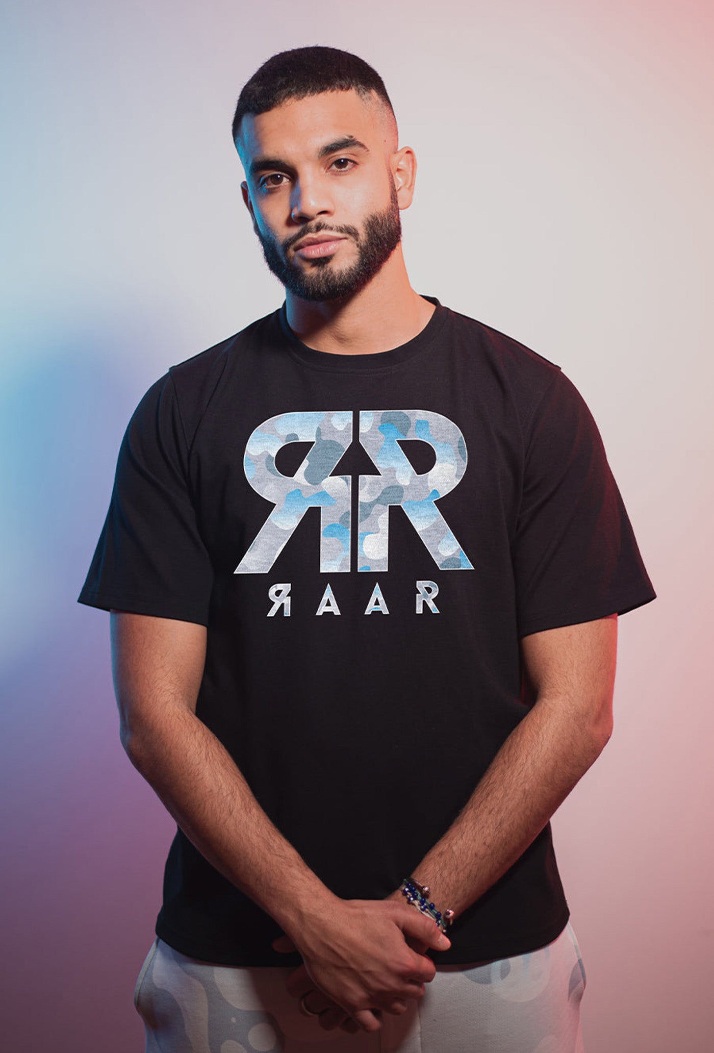 TEE-SHIRT RAAR " RR DOOB " NOIR