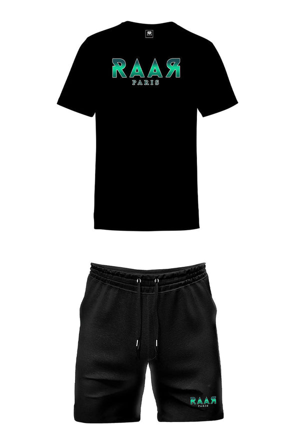 ENSEMBLE RAAR TEE-SHIRT SHORT BOREAL