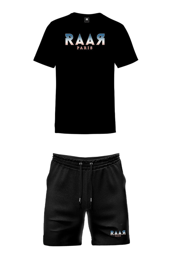 ENSEMBLE RAAR TEE-SHIRT SHORT PARIS EFFEIL