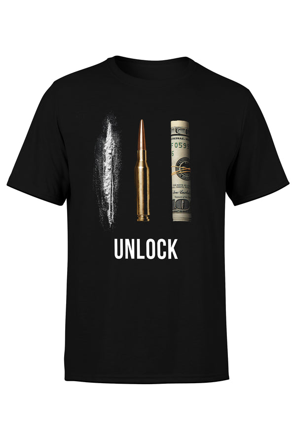 TE-SHIRT UNLOCK PLATA