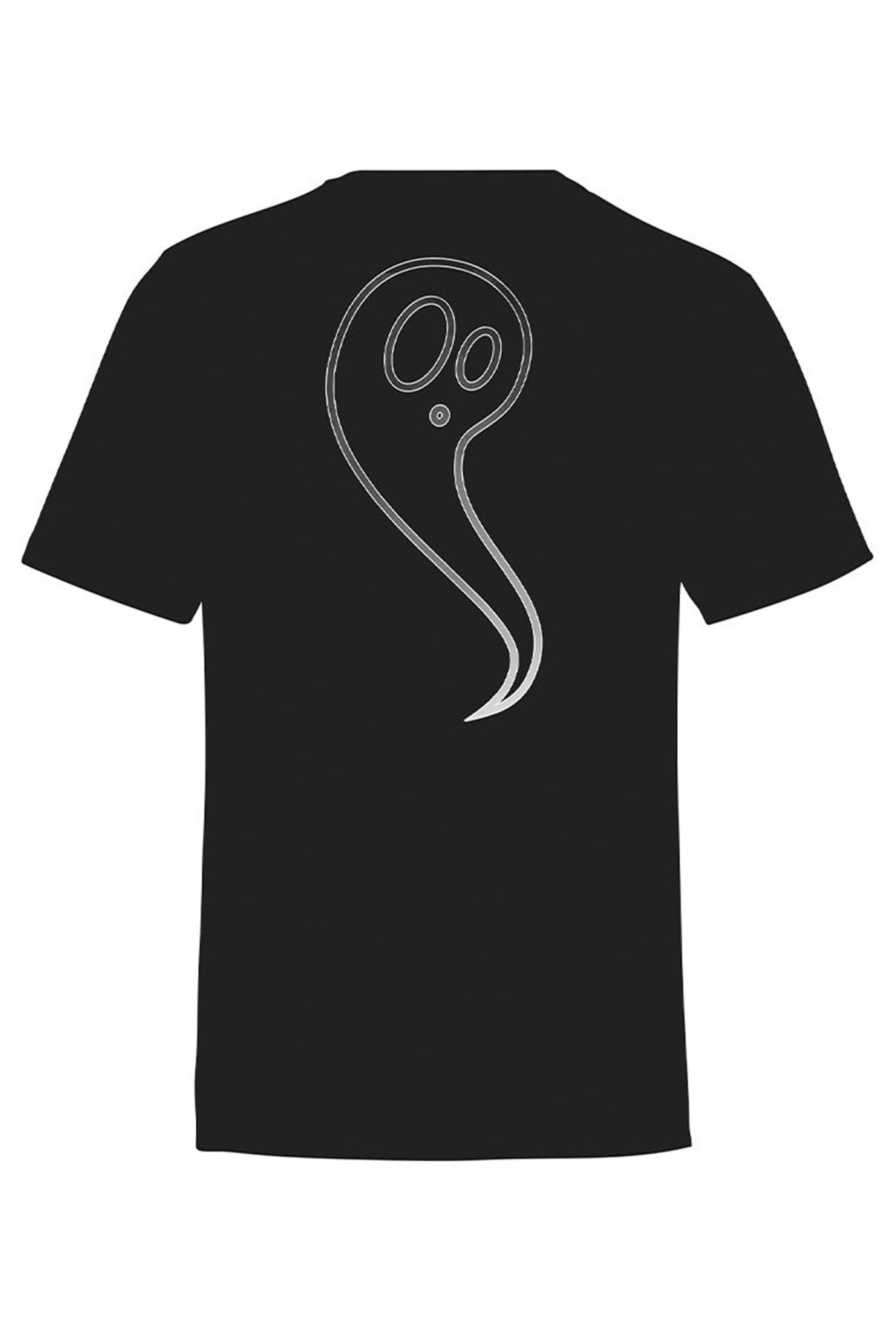 TEE-SHIRT RAAR GHOST " GRADIENT GREY " NOIR