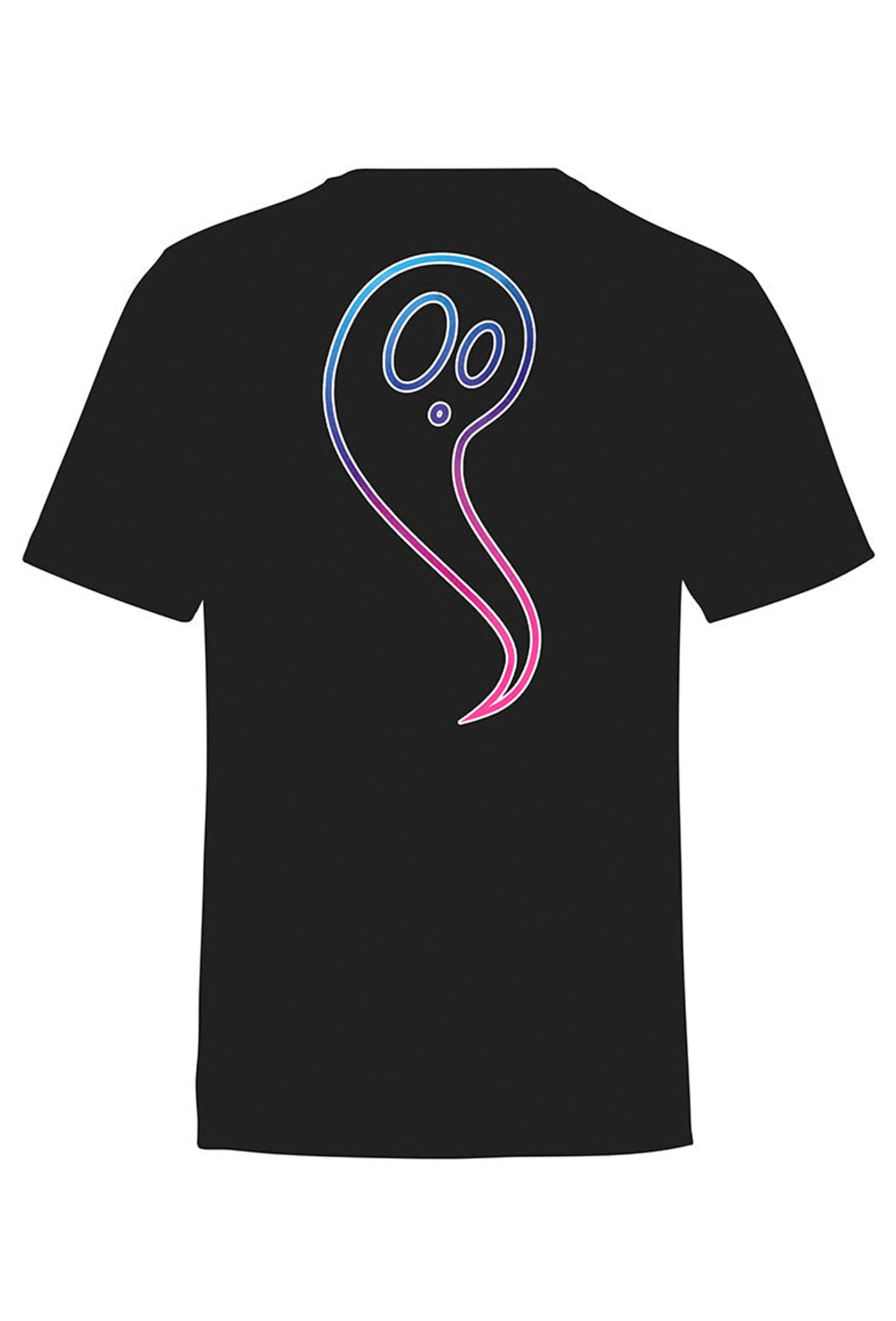 TEE-SHIRT RAAR GHOST " GRADIANT COLOR " NOIR