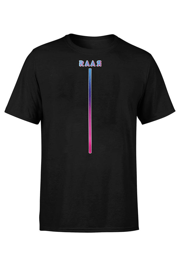 TEE-SHIRT RAAR GHOST " GRADIANT COLOR " NOIR