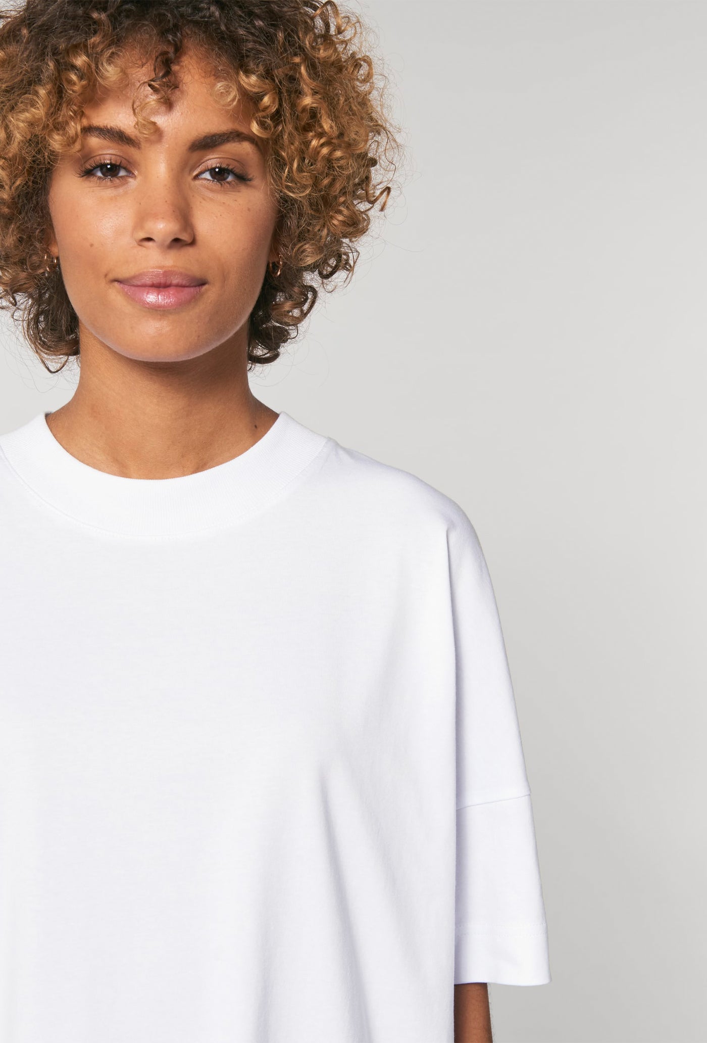 TEE-SHIRT SIMPLE BLANC OVERSIZE