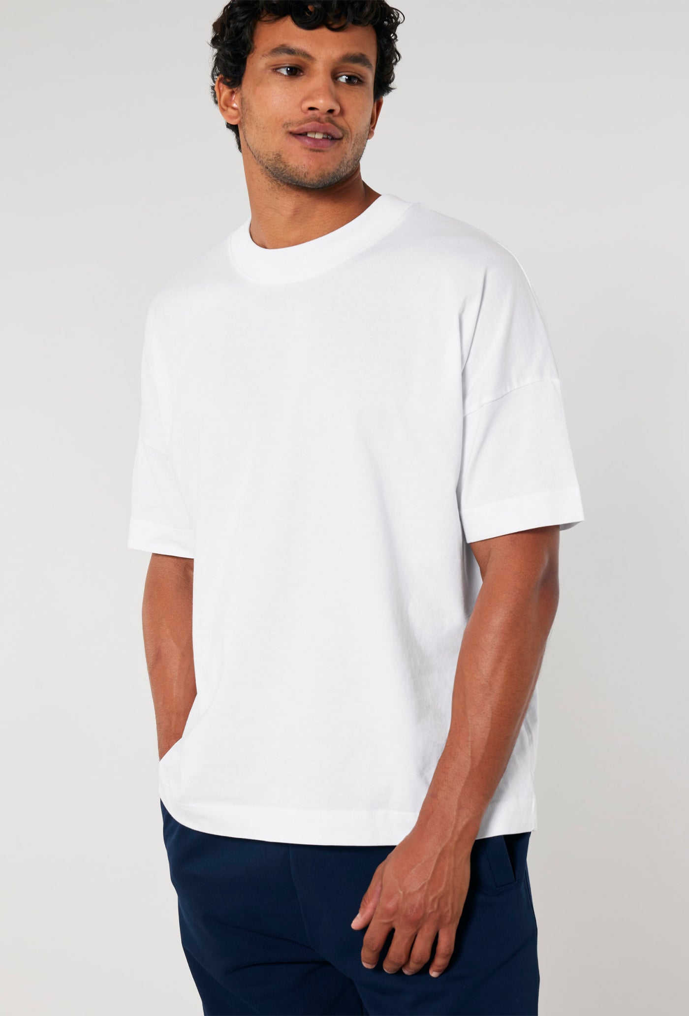 TEE-SHIRT SIMPLE BLANC OVERSIZE