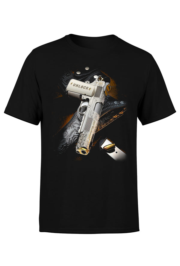 TEE-SHIRT UNLOCK GUN