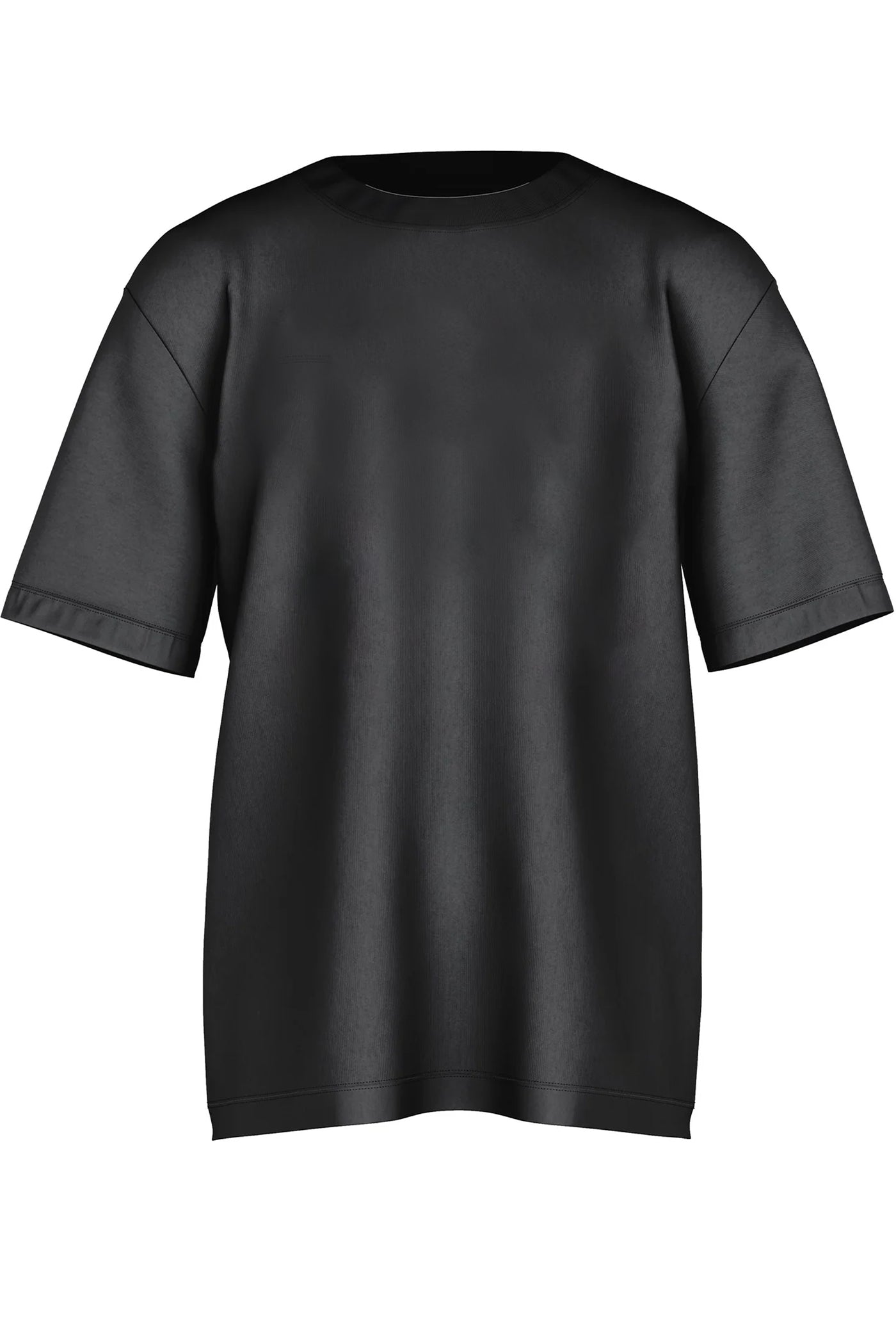 TEE-SHIRT SIMPLE NOIR OVERSIZE