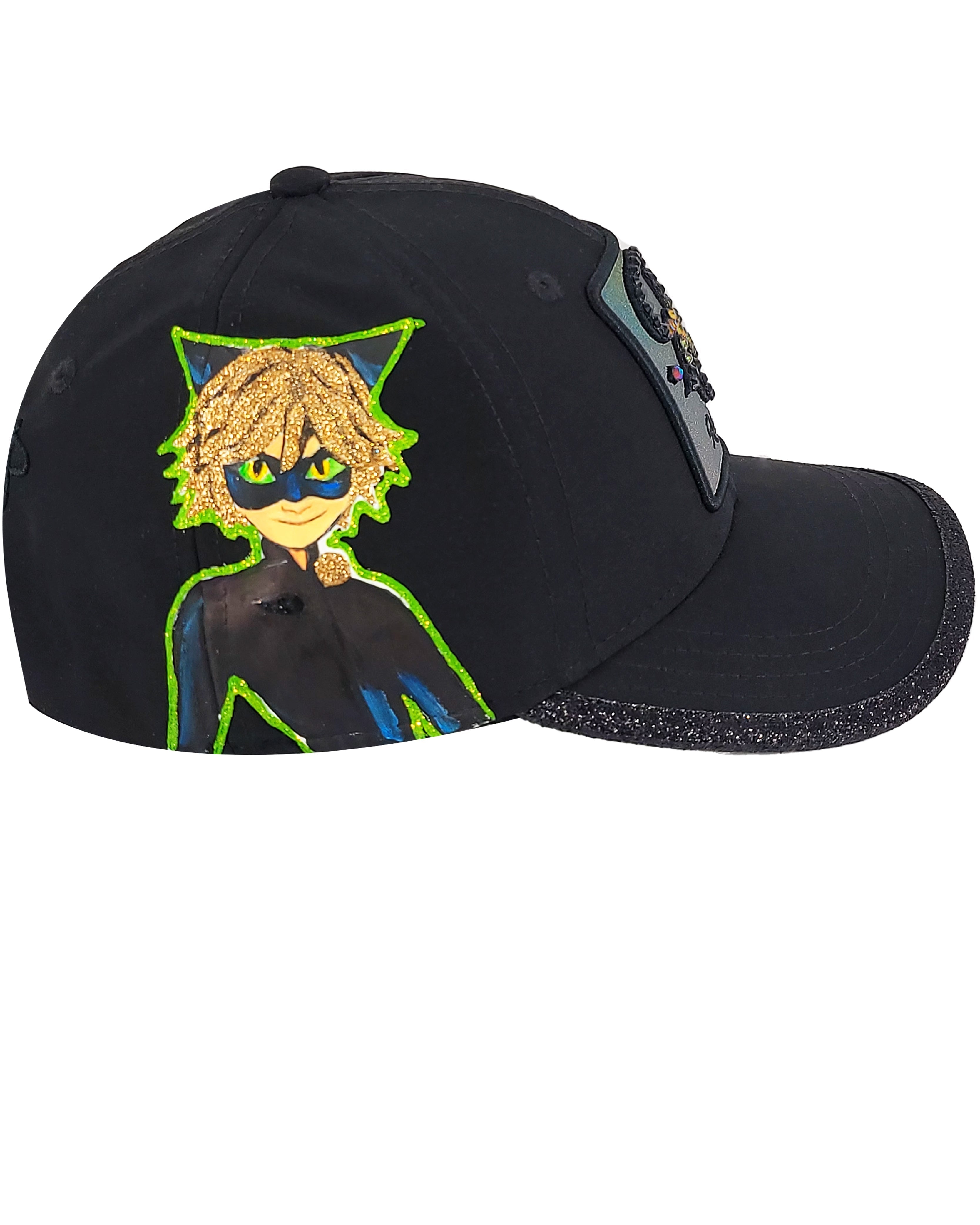 REDFILLS KID BLACK CAT CAP (2 YEARS TO 14 YEARS 54 CM)