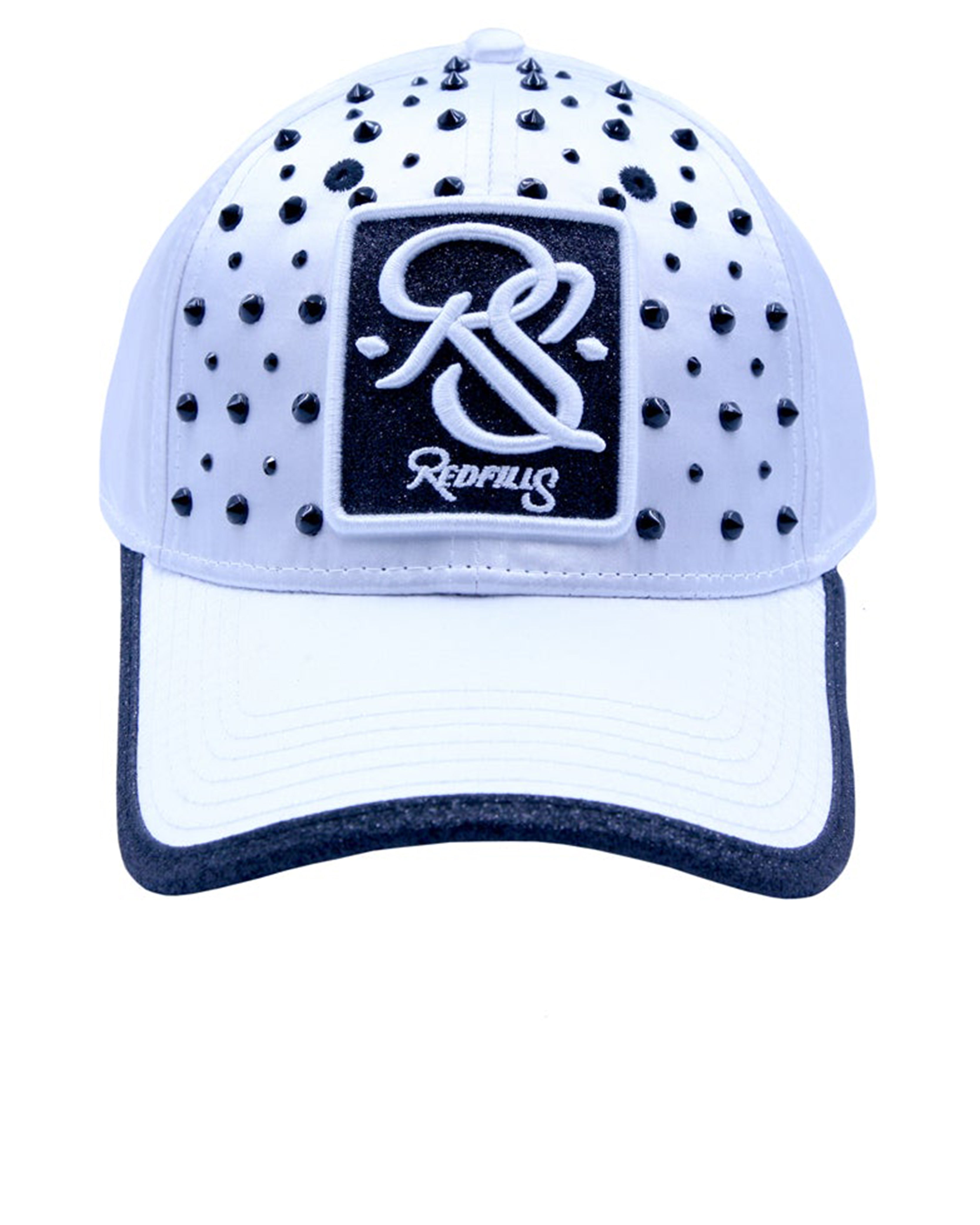 Casquette Redfills Satin Blanche Pic et Strass - RedFills